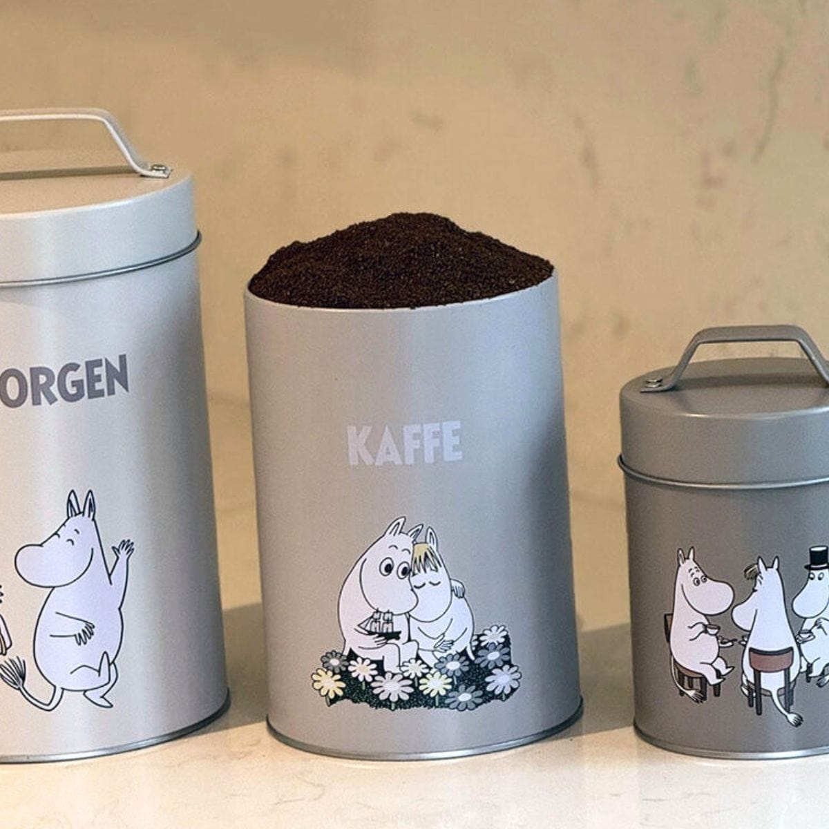 Mummi Oppbevaringsboks M "Kaffe"