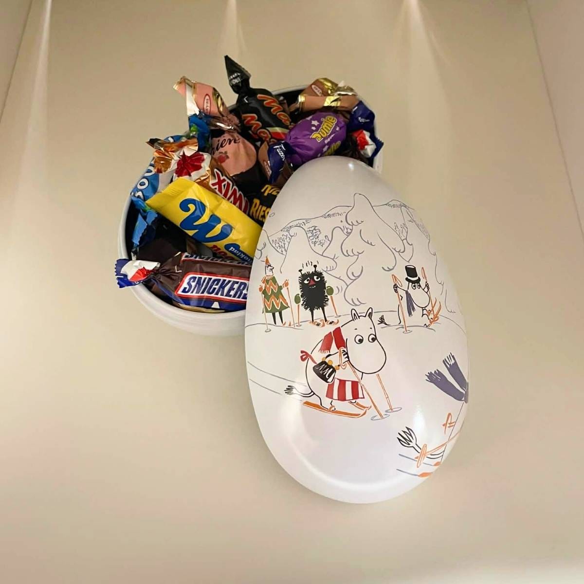 Mummi Påskeegg fyllt med sjokolade