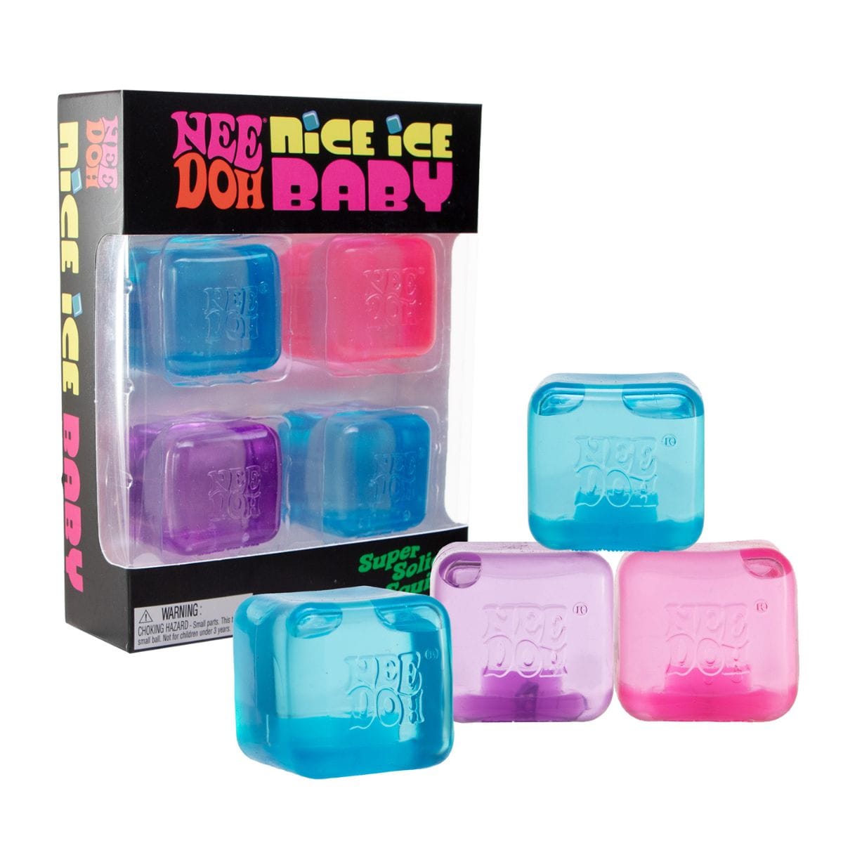 NeeDoh Nice Ice Baby 4pk
