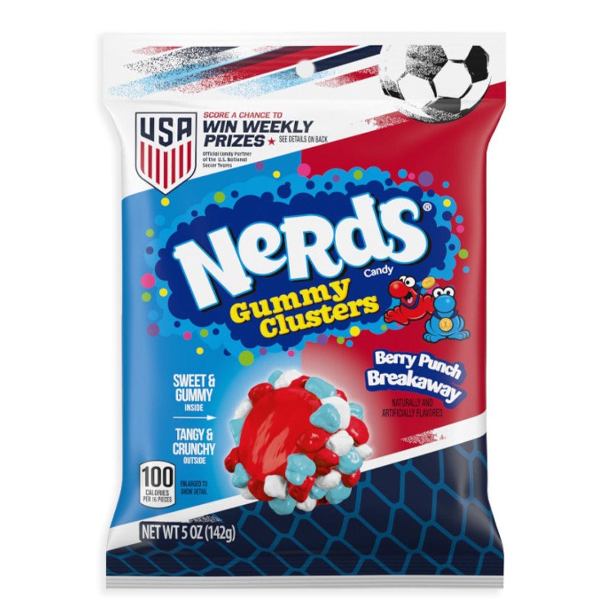 Nerds Gummy Cluster Berry Punch Breakaway 142g