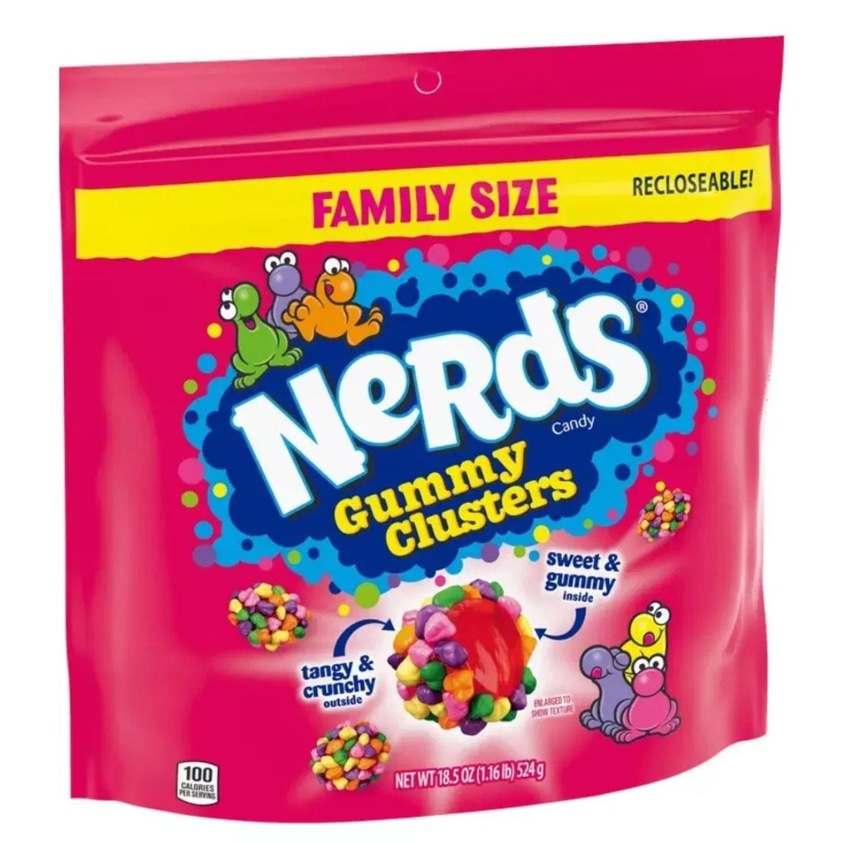 Nerds Gummy Clusters Rainbow Family Size 524g