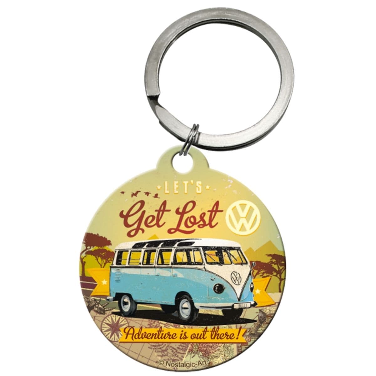 Nøkkelring - Volkswagen Bulli Lets Get Lost