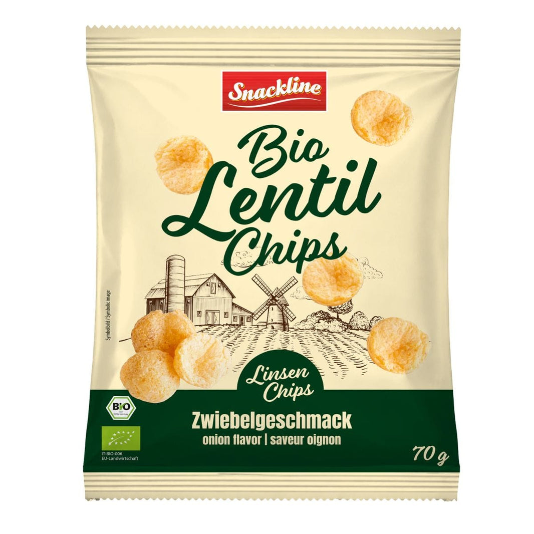 Organic lentil chips Sour Cream 70g