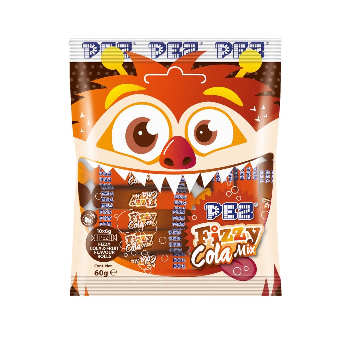 PEZ Monster Fizzy Cola Mix 60g