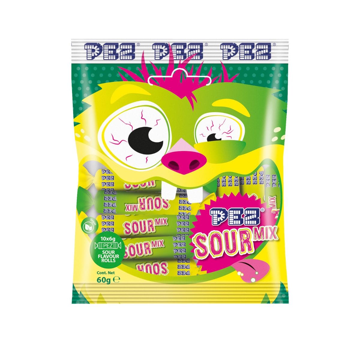 PEZ Monster Sour Mix 60g
