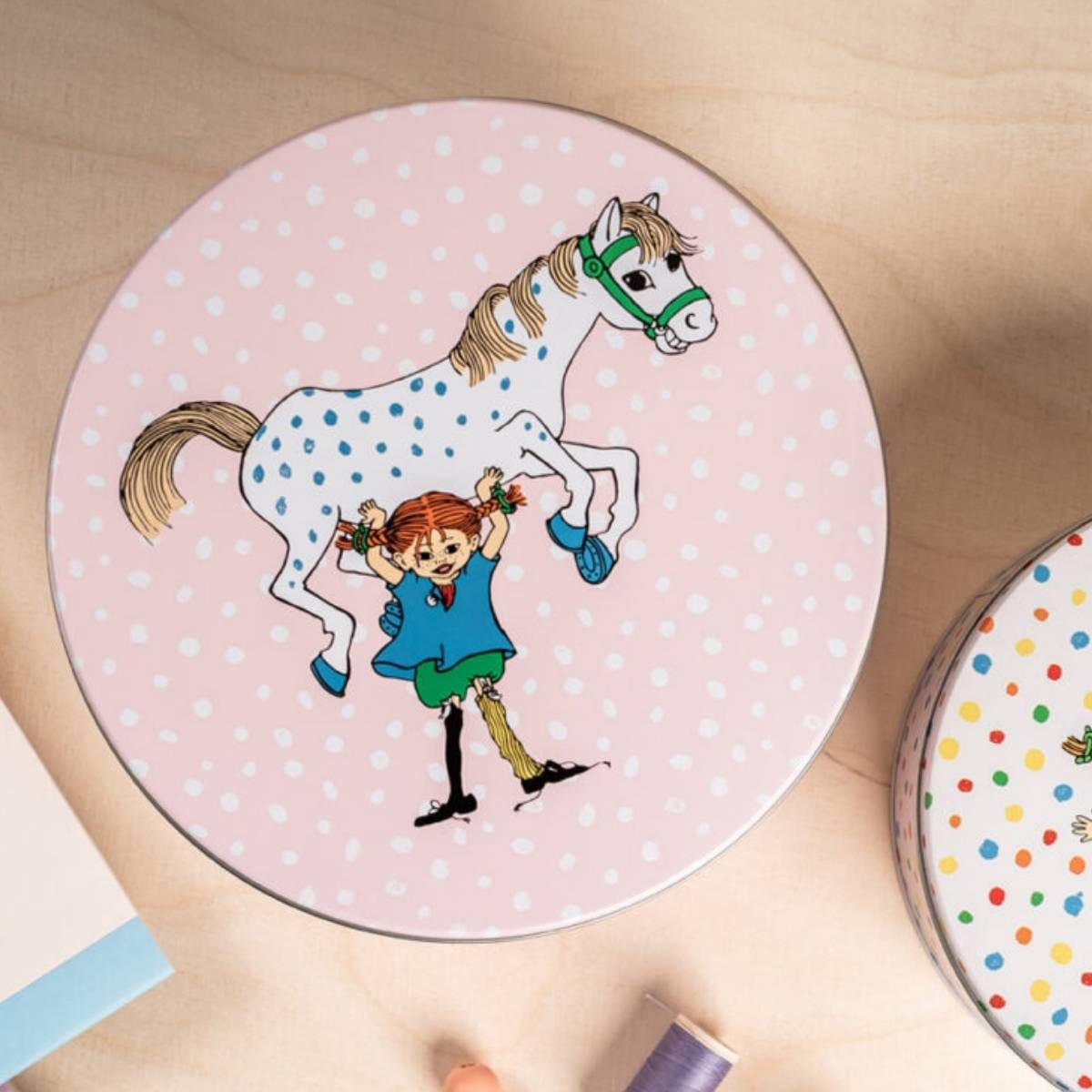 Pippi Oppbevaringsboks Rosa
