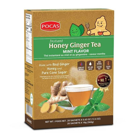 Pocas Instant Honey Ginger Tea Mint 360g