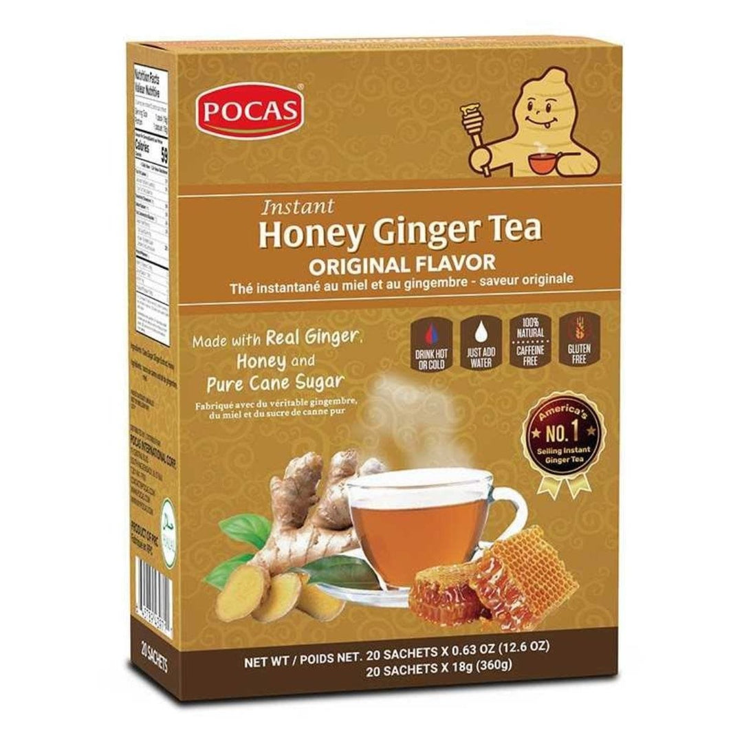 Pocas Instant Honey Ginger Tea Original 360g