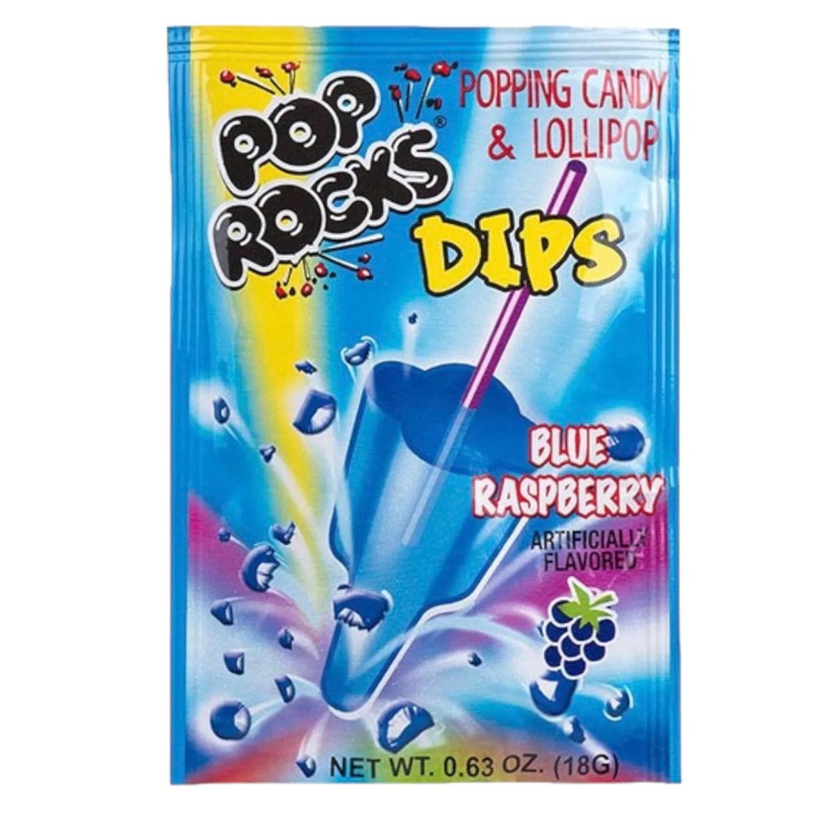 Pop Rocks Dips Blue Raspberry 18g