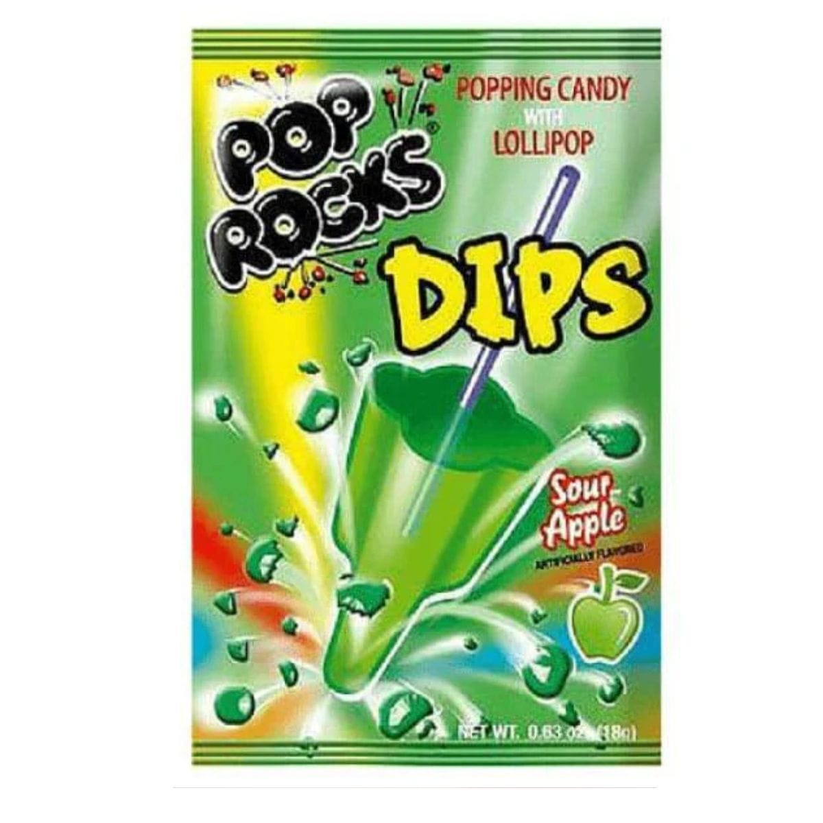 Pop Rocks Dips Sour Apple 18g