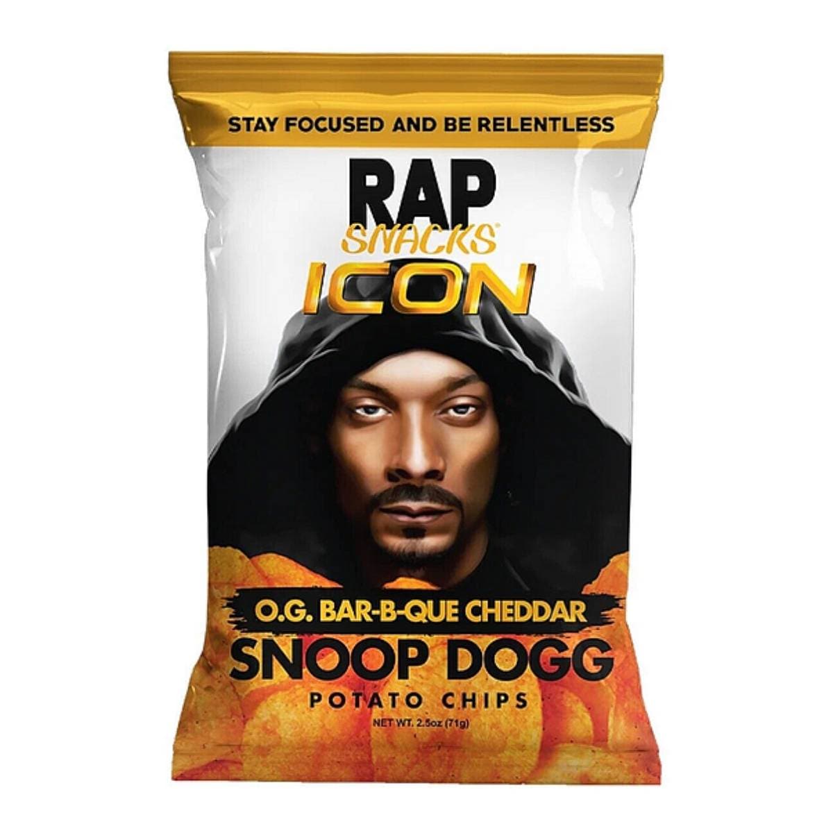 Rap Snacks Snoop Dogg O.G. Bar-B-Que Cheddar 71g | Amerikansk