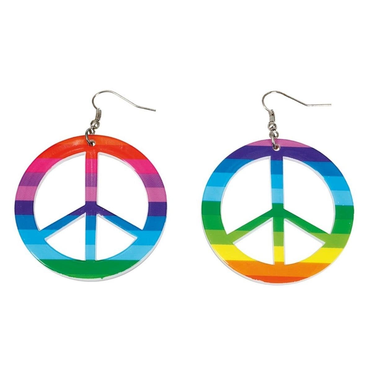 Regnbue Peace-øredobber