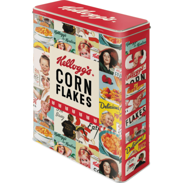 Retroboks Kellogg's Corn Flakes Collage