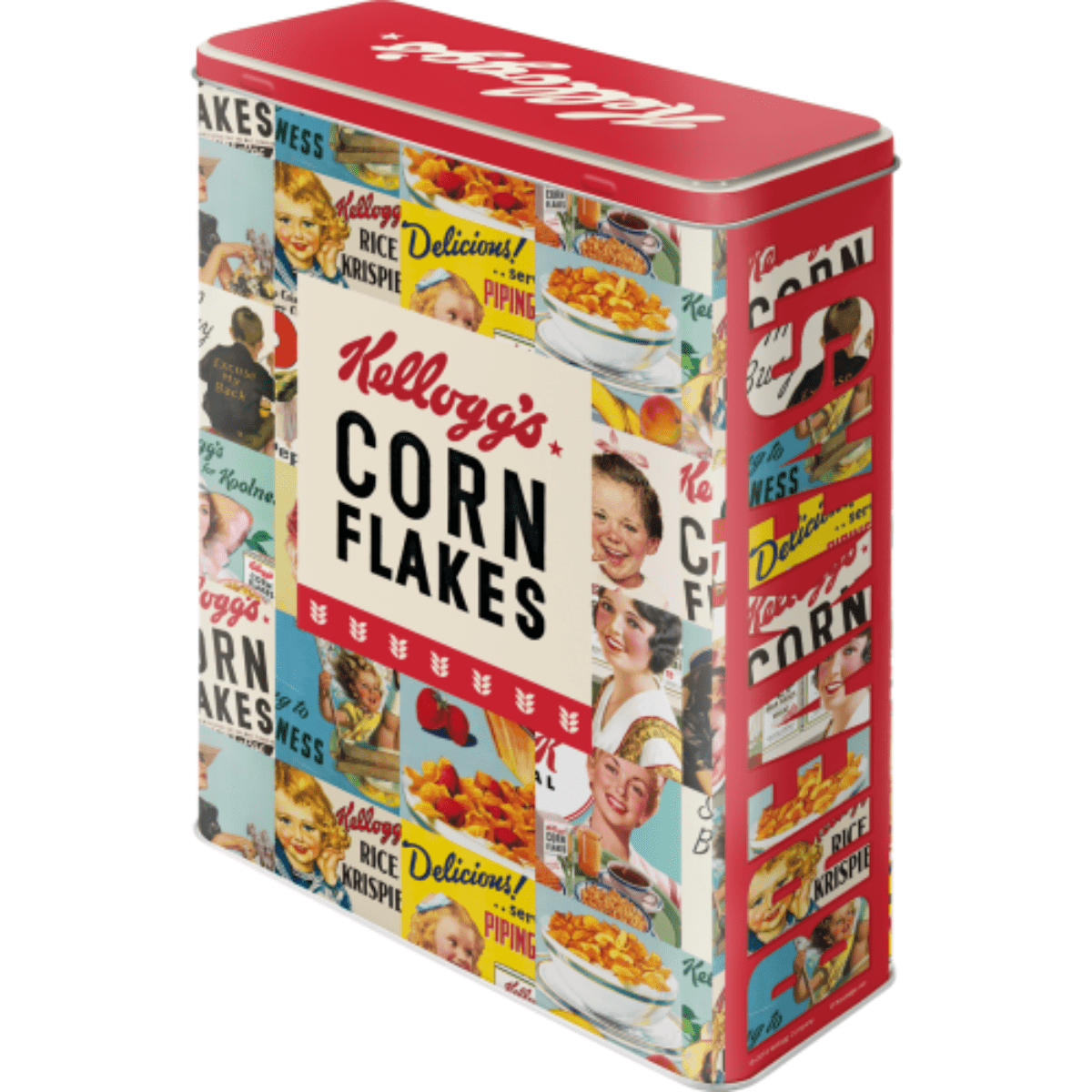 Retroboks Kellogg's Corn Flakes Collage
