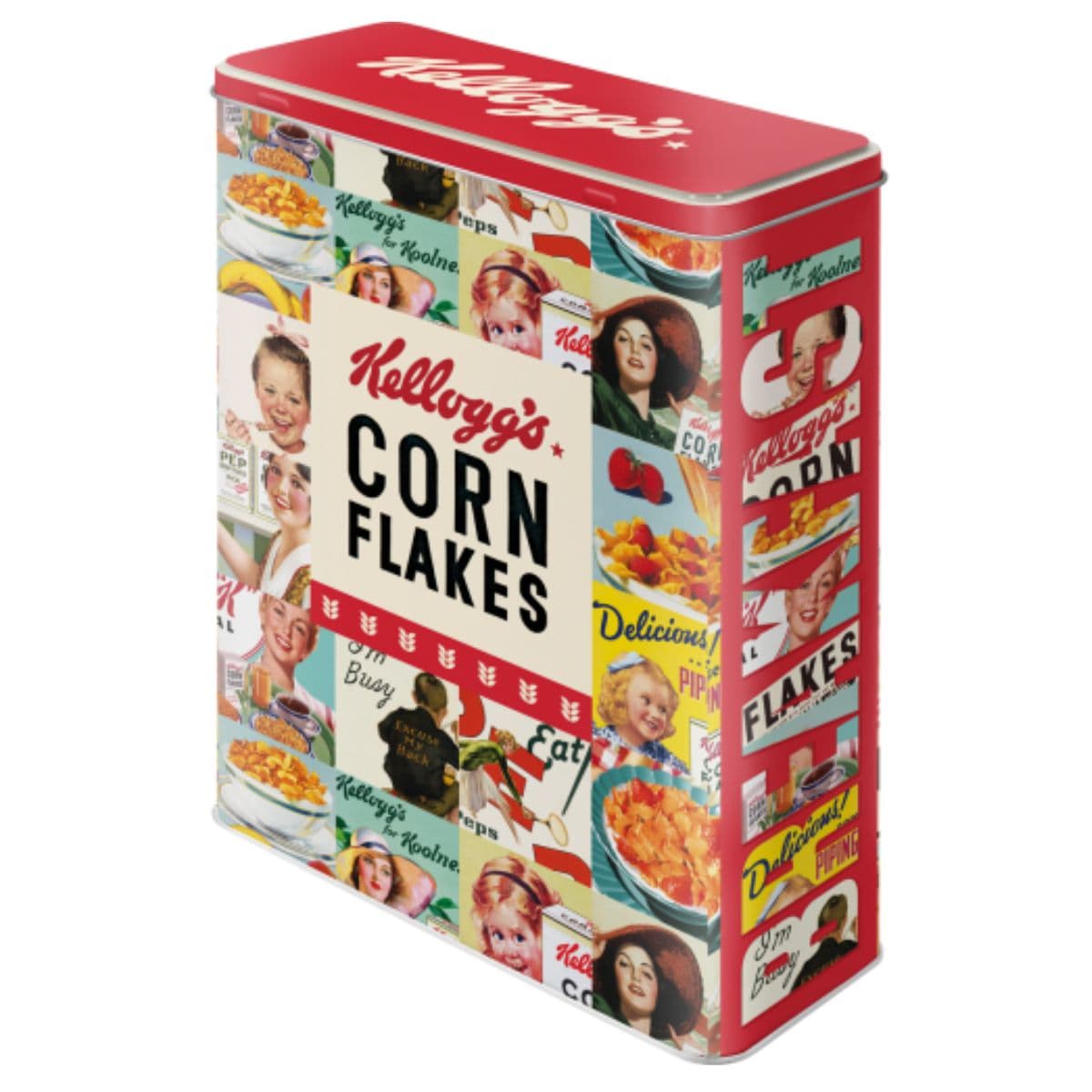 Retroboks - Kelloggs Corn Flakes Collage