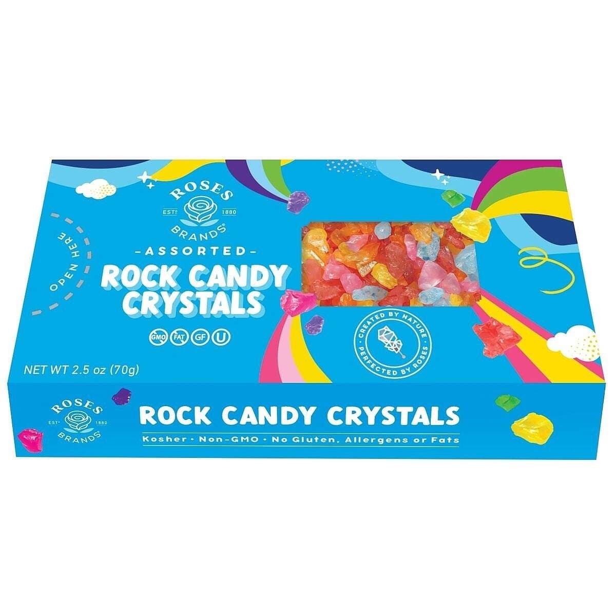 Rock Candy Crystals Assorted 70g