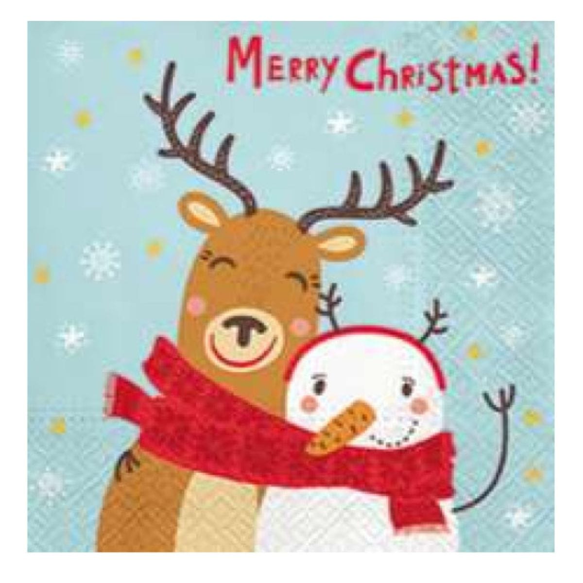 Servietter Merry Christmas, 20 stk