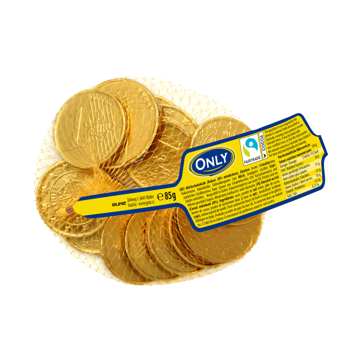 Sjokolademynter i nett 85g