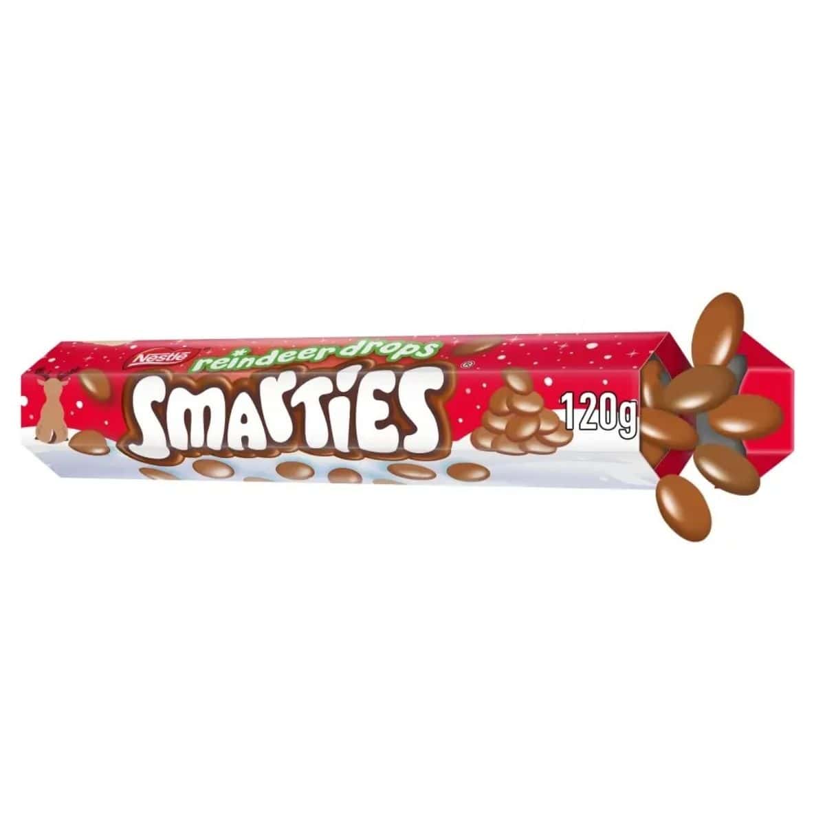Smarties Reindeer Drops Giant Tube 120g