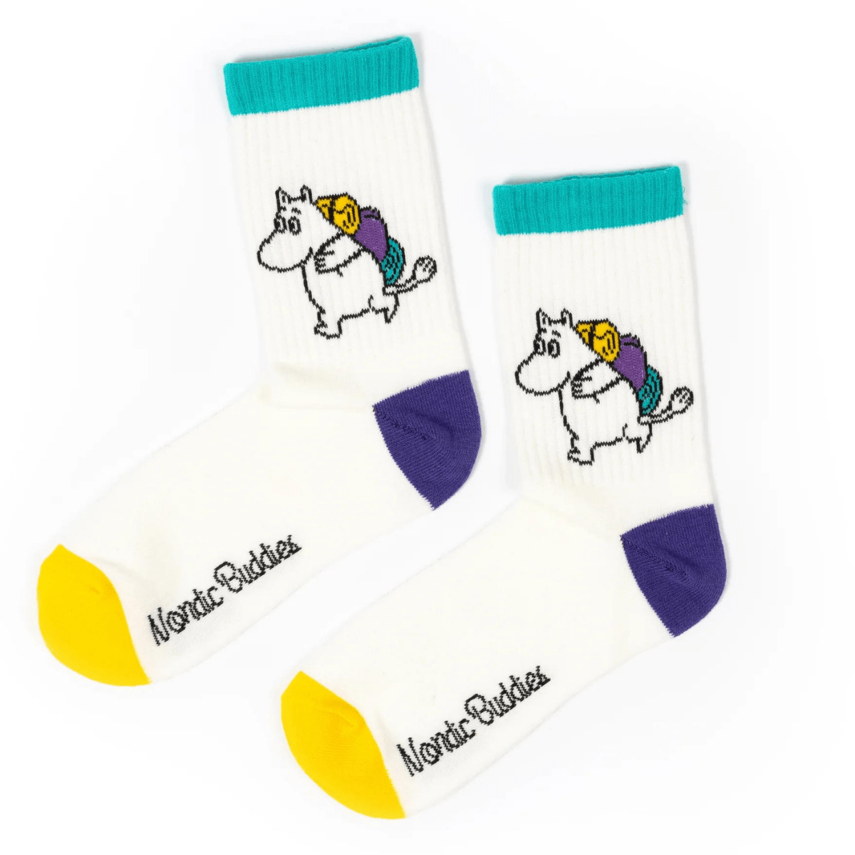 Sokker Mummitrollet Camping Retro - Hvit