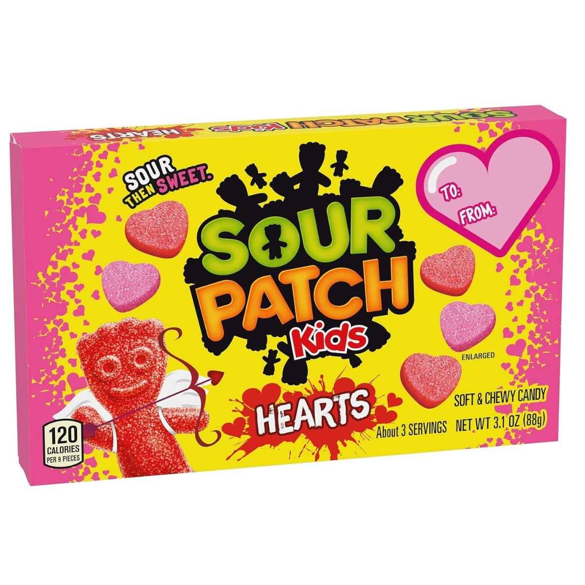 Sour Patch Kids Valentines Hearts 87g