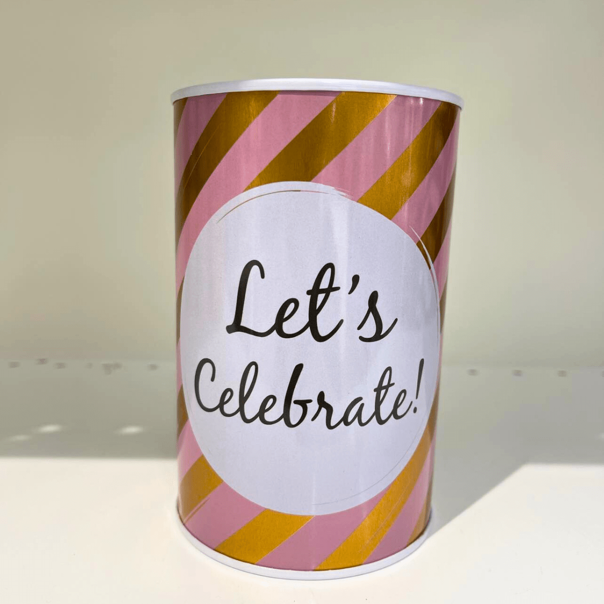 Sparebøsse Let's Celebrate!