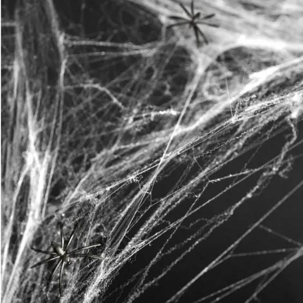 Spindelvev 40g med 5 Edderkopper