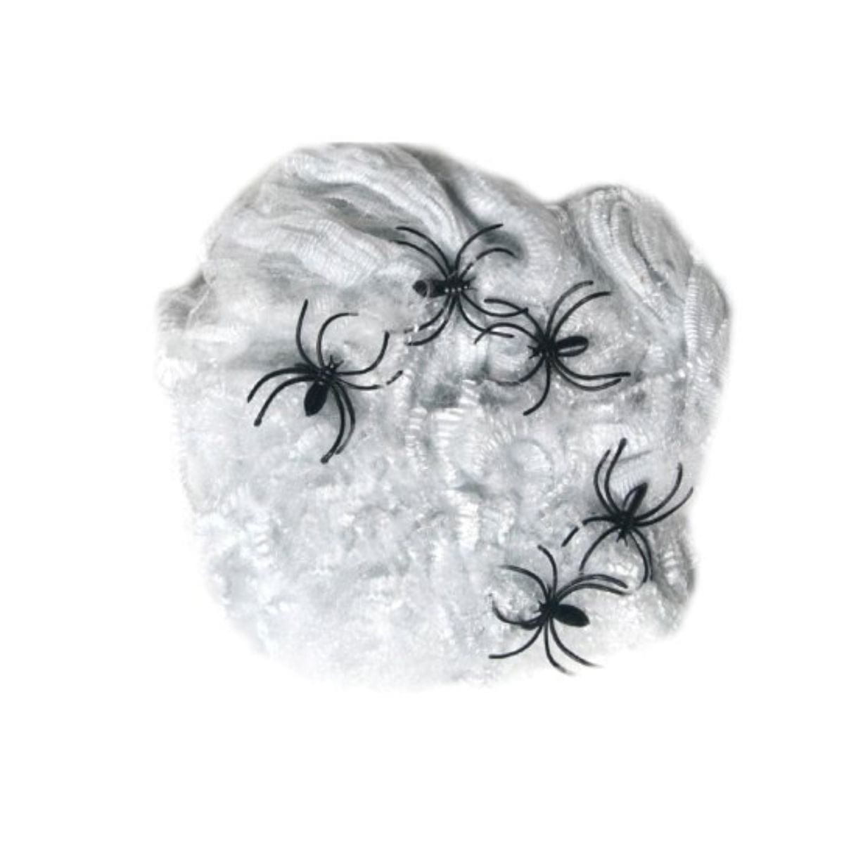 Spindelvev med 5 edderkopper