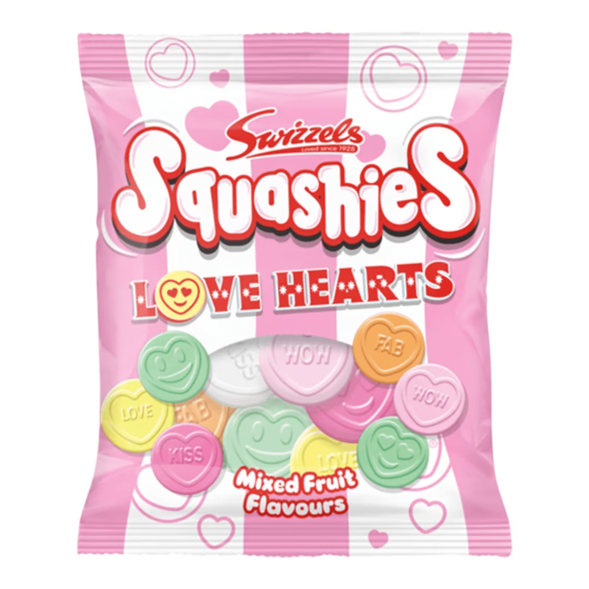 Squashies Love Hearts 120g