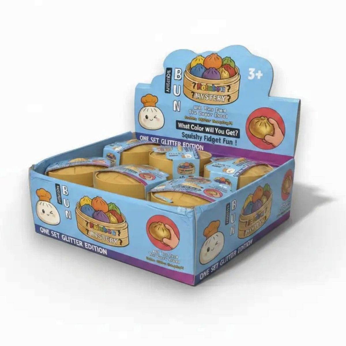 Squishy Dumpling Rainbow Mystery - Golden Glitter Series