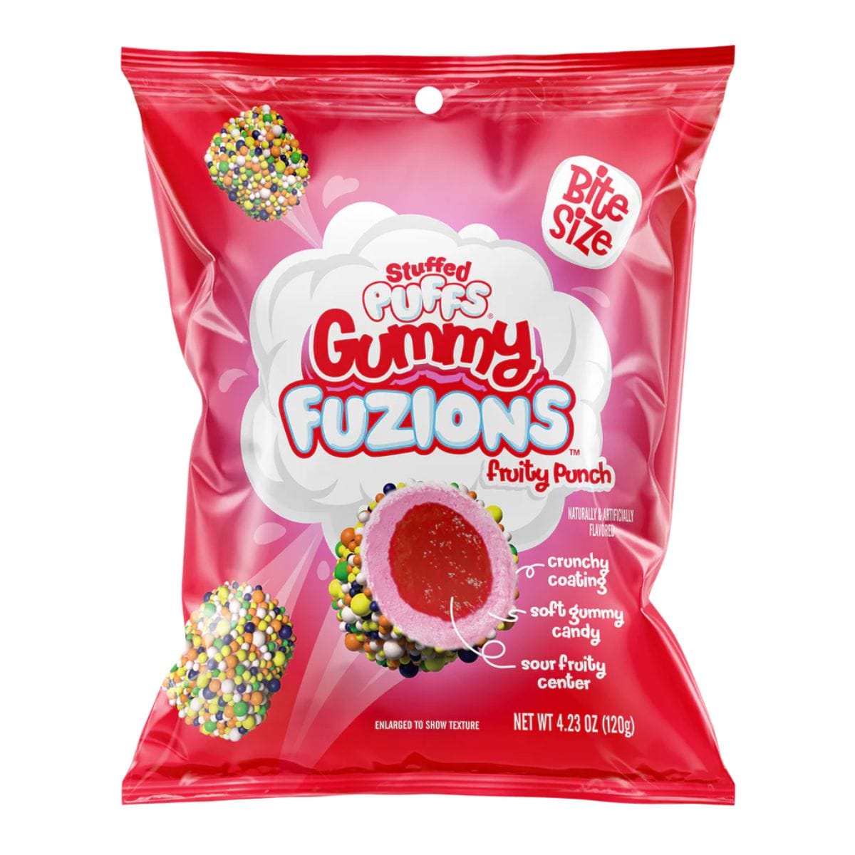 Stuffed Puffs Gummy Fuzions Fruity Punch 120g