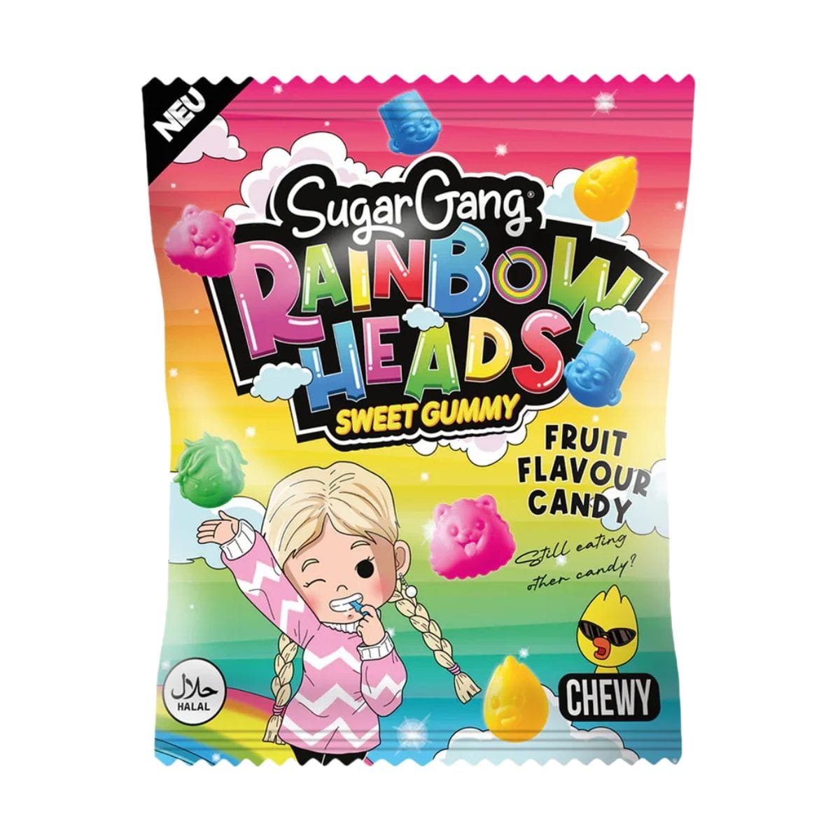SugarGang Rainbow Heads 90g
