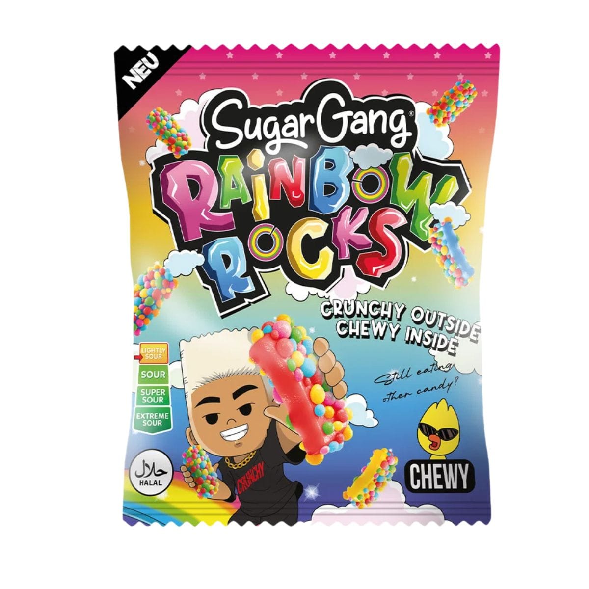 SugarGang Rainbow Rocks 90g