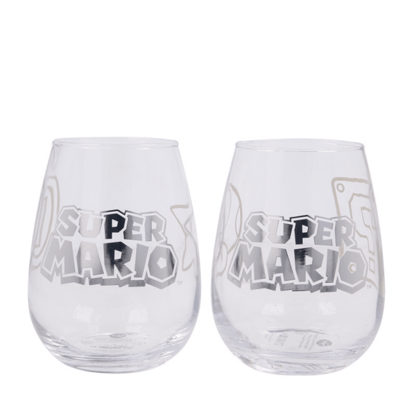 Super Mario Krystallglass 2pk