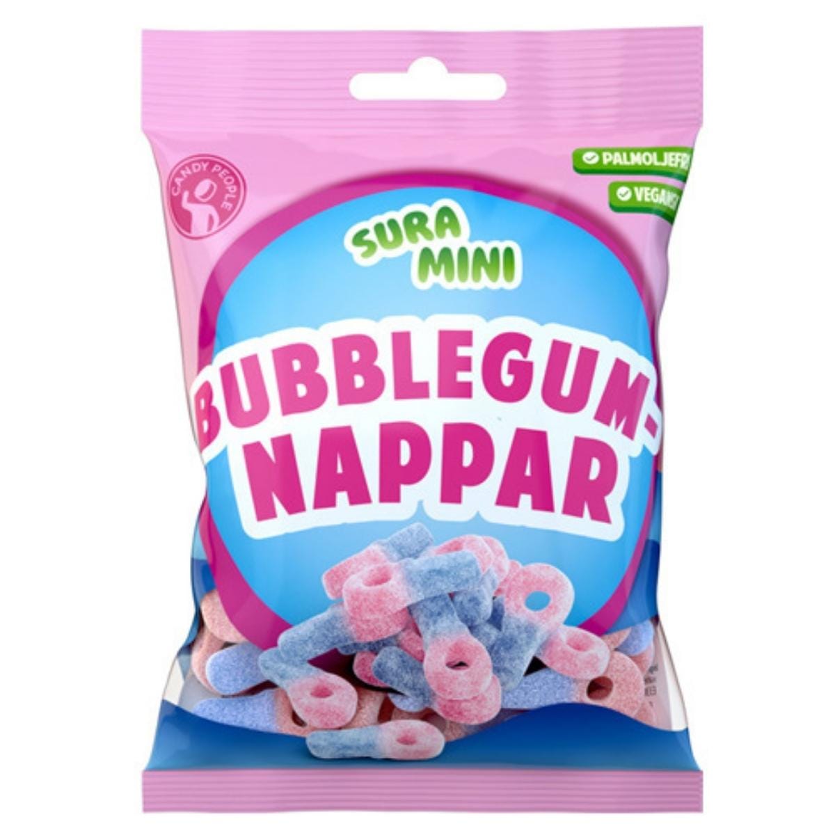 Sura Mini Bubblegum Nappar 70g