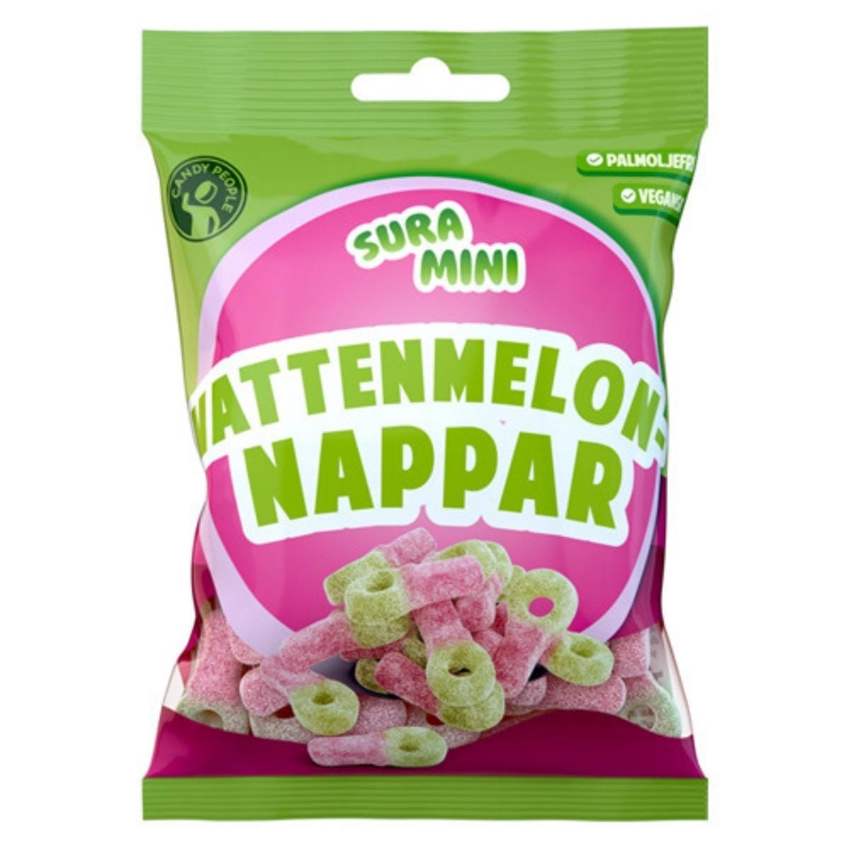 Sura Mini Vannmelonnappar 70g