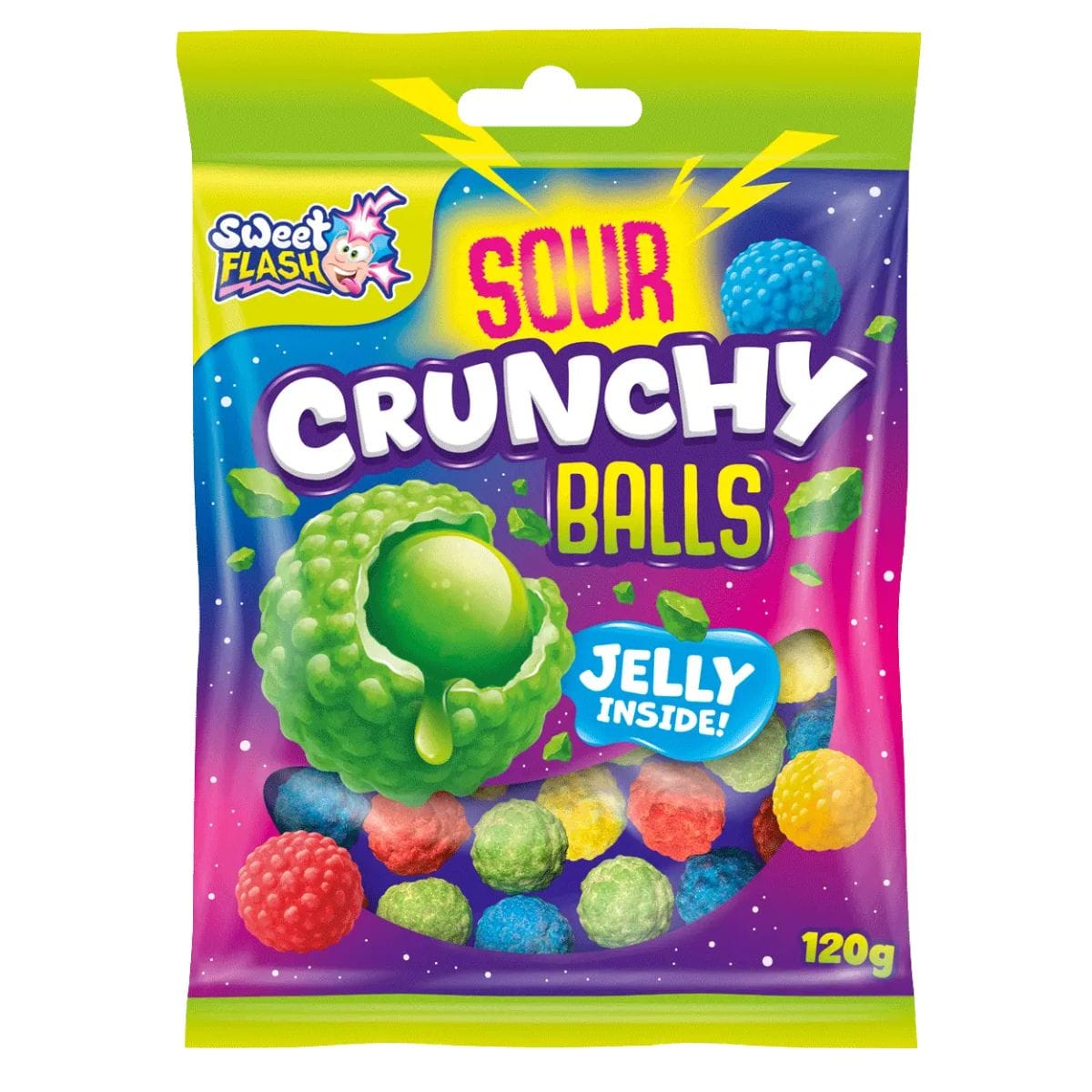 Sweet Flash Sour Crunchy Balls 120g