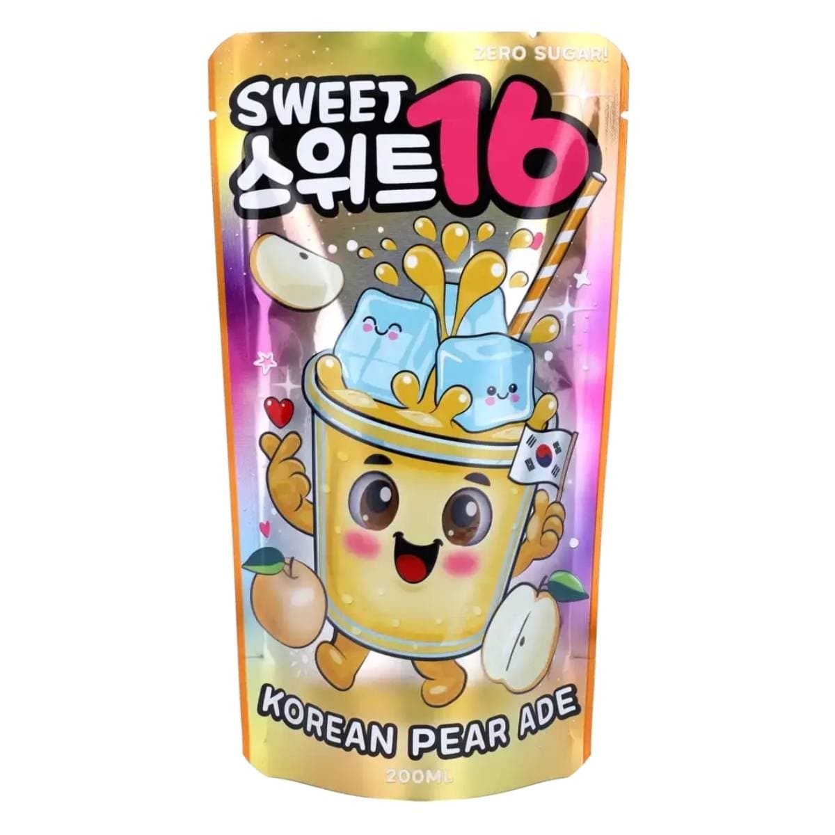 Sweet16 Korean Pear Ade Zero Sugar 200ml