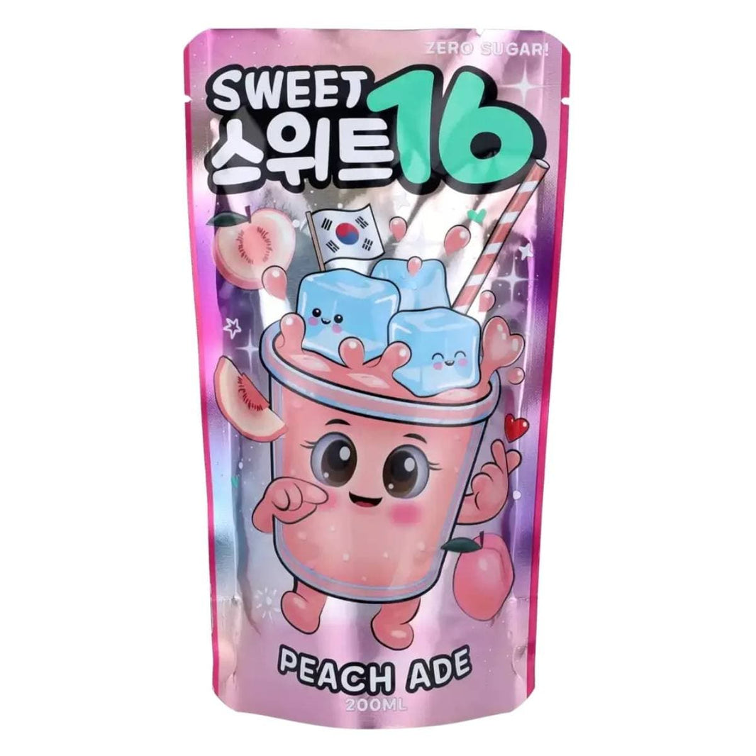 Sweet16 Peach Ade Zero Sugar 200ml