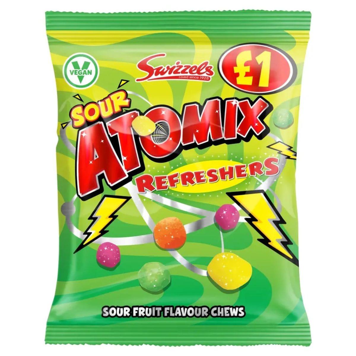 Swizzels Atomix Refreshers Sour 100g