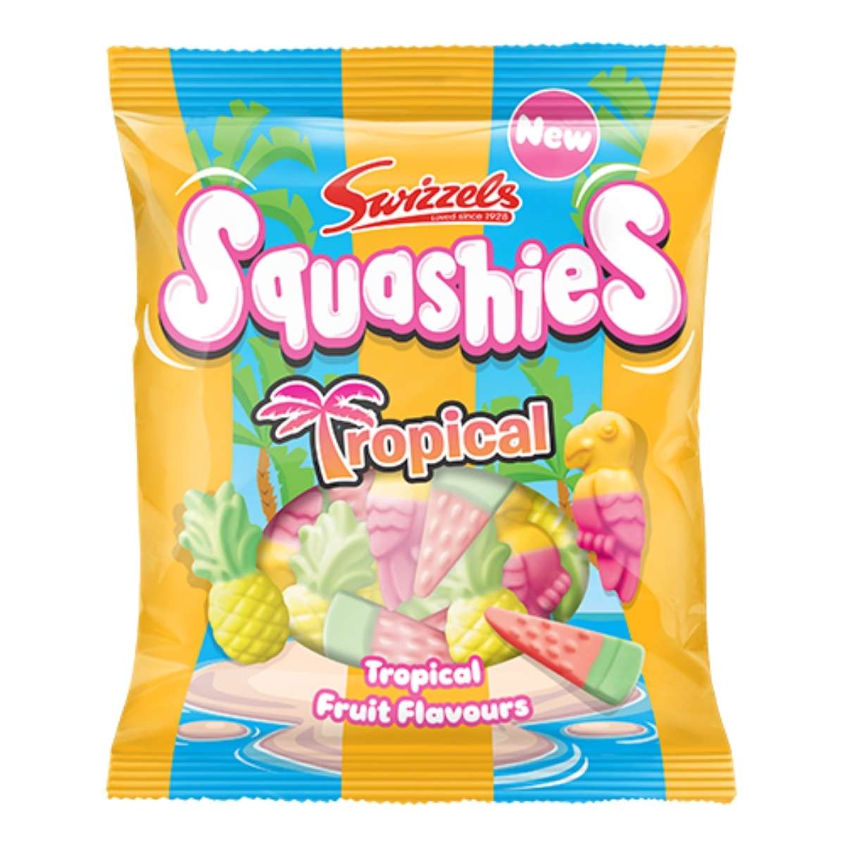Swizzels Squashies Tropical Fruit 100g