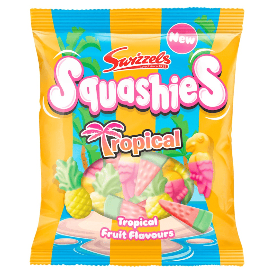 Swizzels Squashies Tropical Fruit 100g
