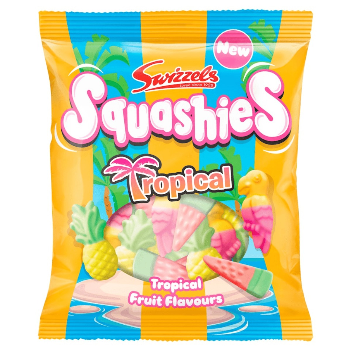 Swizzels Squashies Tropical Fruit 100g