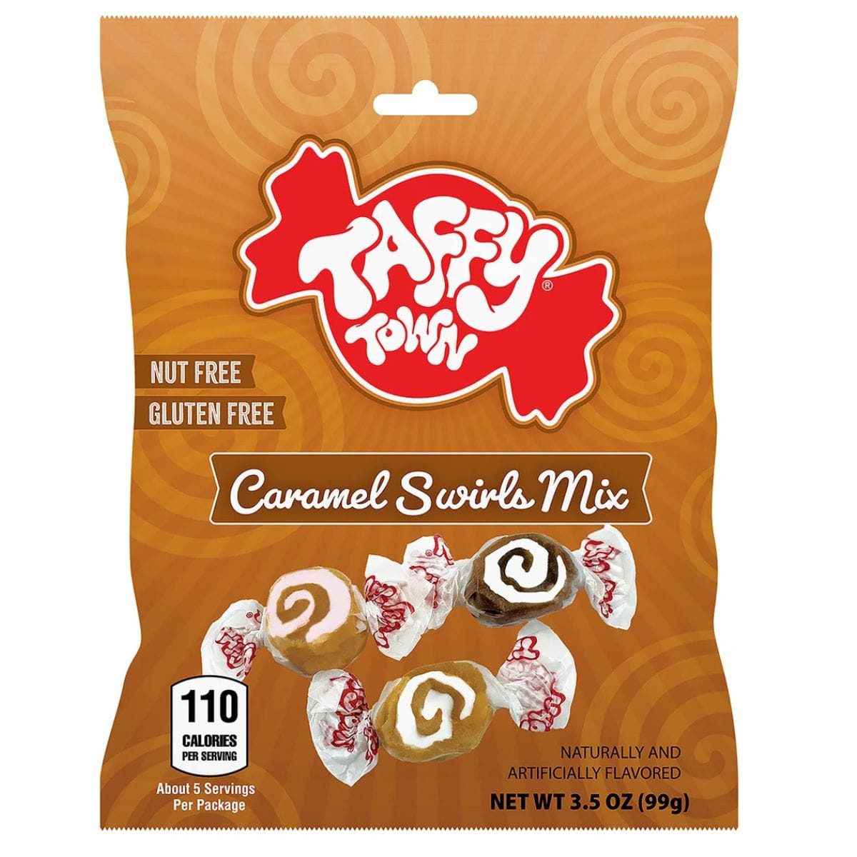 Taffy Town Caramel Swirls 99g