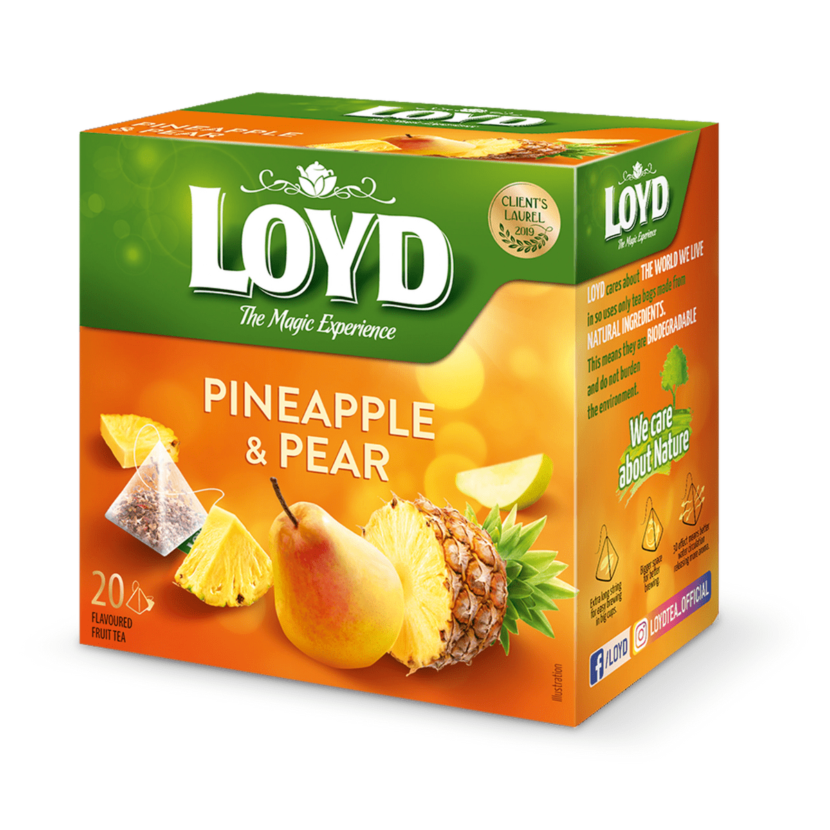 Te Ananas og Pære - 20 stk