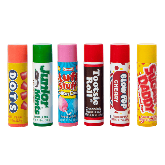 Tootsie Roll 6 Flavored Lip Balms