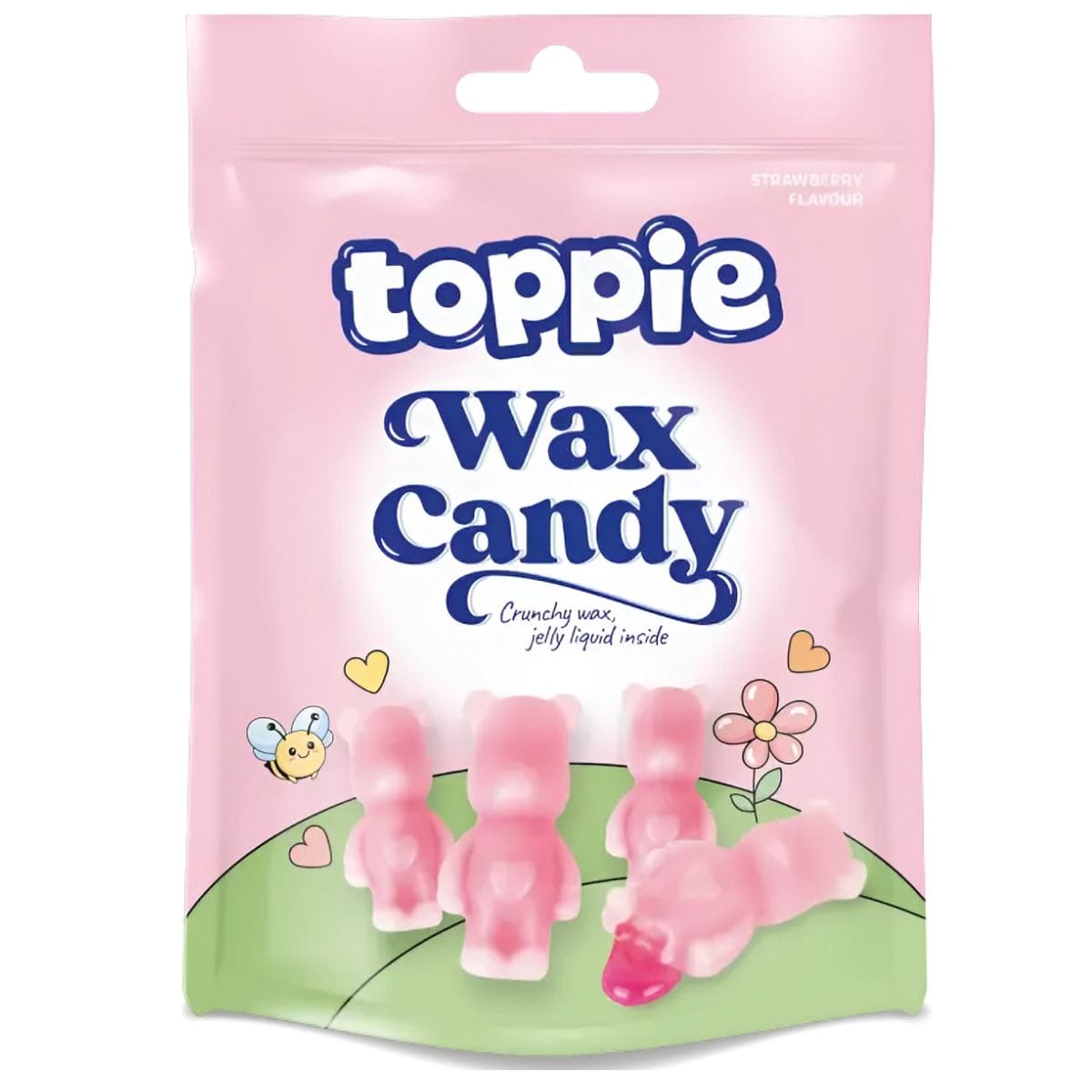 TOPPIE Wax Candy Bear Strawberry 40g