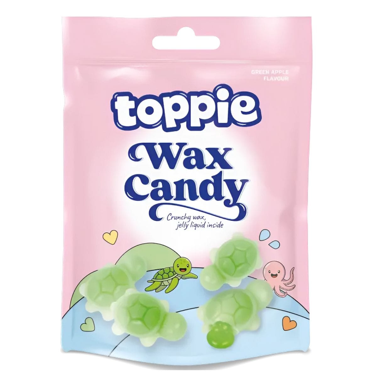 TOPPIE Wax Candy Turtles Green Apple 40g