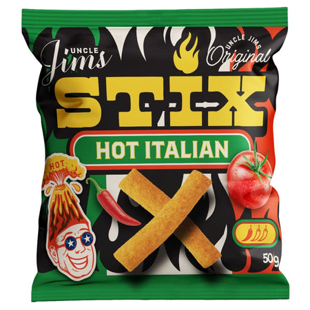 Uncle Jim's Stix Hot Italian 50g