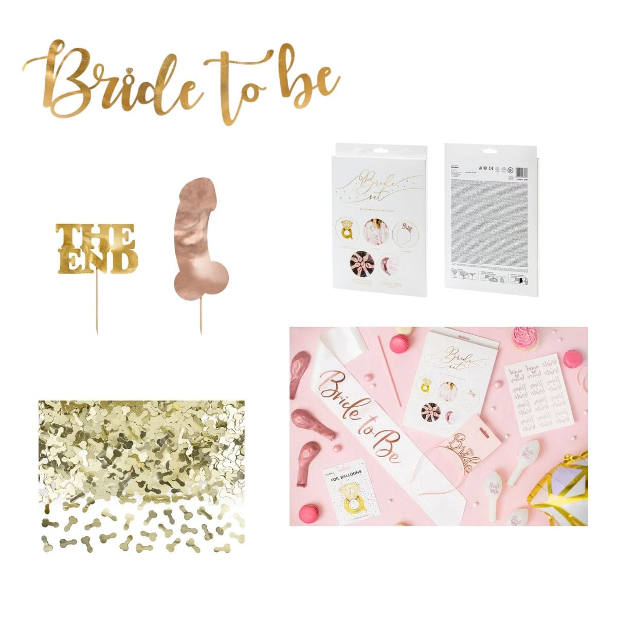 Utdrikningslag Bride to be Sett